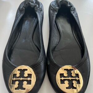 Tory Burch Reva ballet flats black shoes